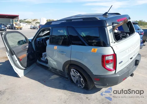 2021 Ford Bronco Sport Outer Banks z USA, uszkodzony, nr VIN 3FMCR9C62MRA63920